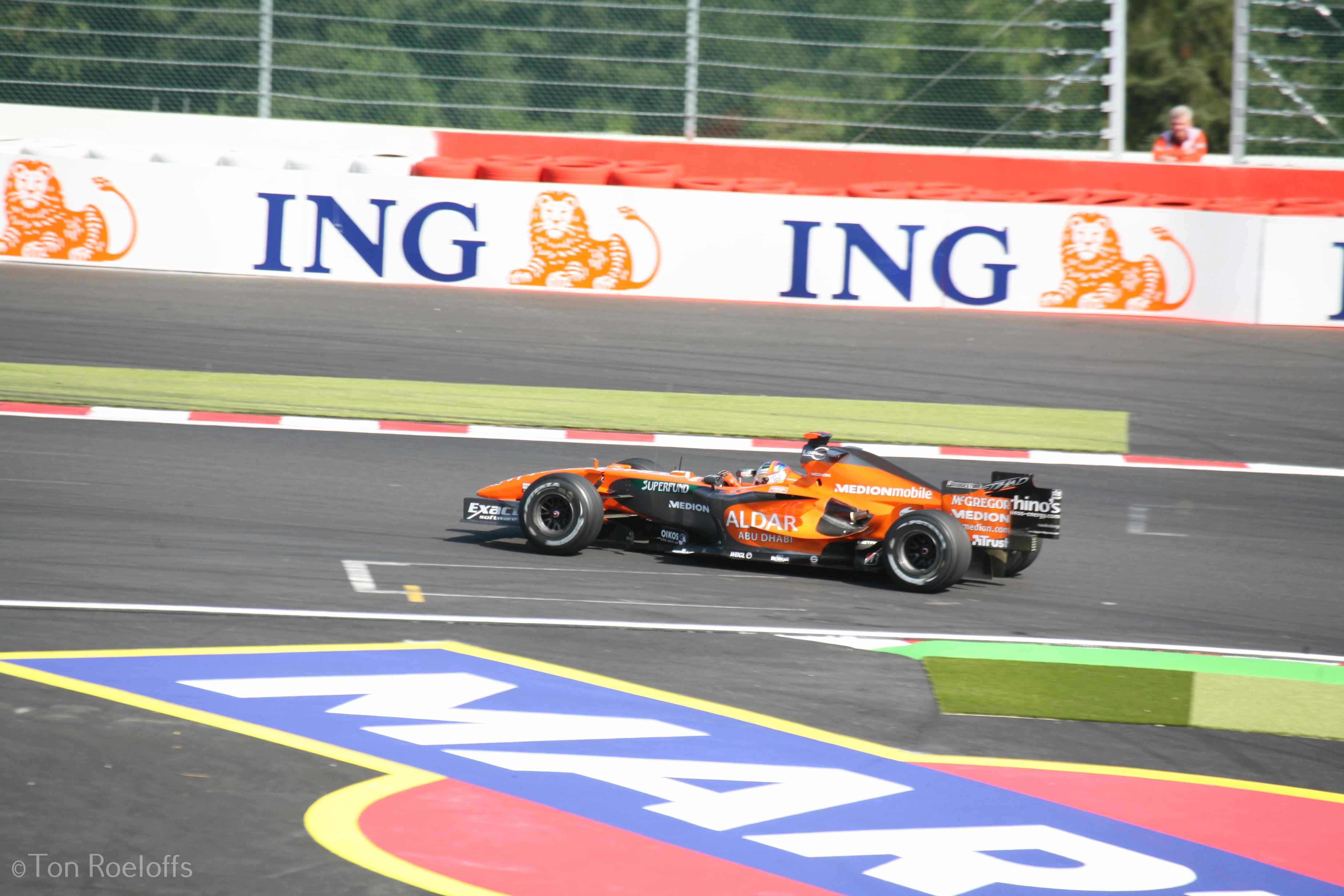 Verstappen pitbox